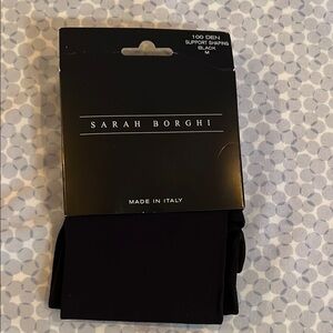 Sarah Borghi Black Support Shaping Tights